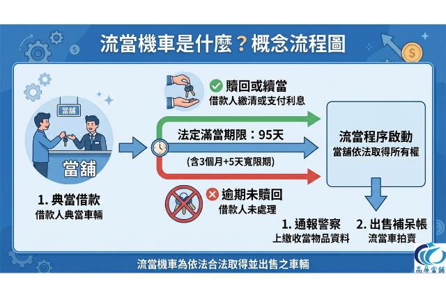 當舖流當機車意思