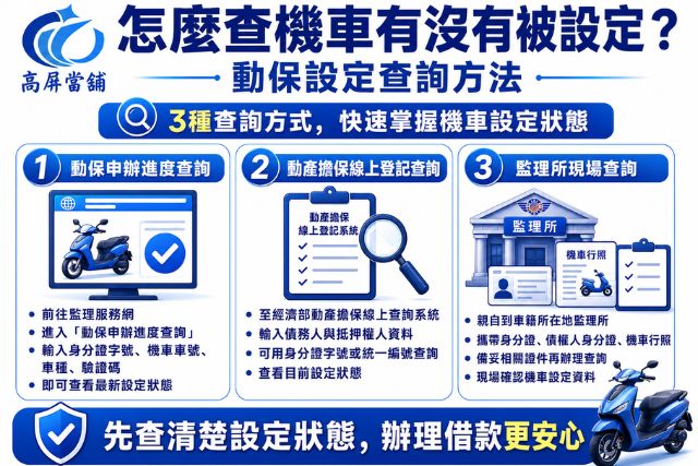 動保設定查詢3方法